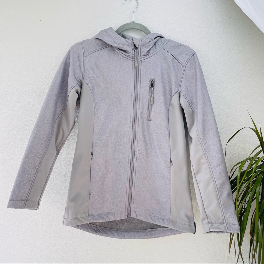 RBX running jacket hoodie grey silver sporty